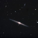 NGC4565 / 21.4.2011 / 45cm-Newton-Teleskop f/3.8, Canon Eos D20a, ISO800, 6x360, 2x480 Sek. / R. Klemm