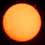 8.7.2012 / H-Alpha-Teleskop / A.-M. Deckwerth