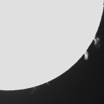31.10.2013 / Lunt 60mm-H-Alpha-Teleskop f/8.3, Alccd5LII mono / A.-M. Deckwerth/F. Steimer