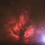 Flammennebel (NGC2024) / 2.2015 / 45cm-Newton-Teleskop / R. Klemm