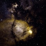 IC1795 / 25.8.2016 / 45cm-Newton-Teleskop f/3.8, SBIG STF8300 M, H-alpha 3x20 Min., OIII 3x20 Min., L/R/G/B je 1x7 Min. / R. Klemm