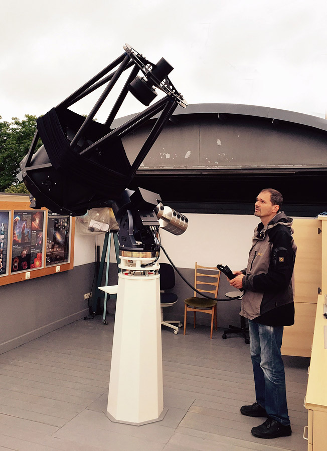 Renovierung Spiegelteleskop