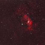 Blasennebel (NGC7635) / 23./25.7.2019 / TMB152 f/6.2, ASI1600MMC, H-Alpha-/OIII-Filter, 200 Min. / F. Steimer