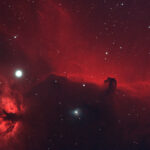 2022-02-28 / IC434, NGC2024 (Pferdekopf-Nebel, Flammen-Nebel) / CFF165 1050mm F6,2 - Filter HO - ASI2600MC - 99min / F.Steimer