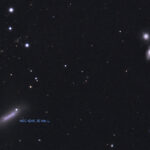 2022-03-02 / NGC4248, NGC4231, NGC4232, Hintergrundgalaxien / CFF165 F6,2 1050mm - 213min - ASI2600MC / F.Steimer