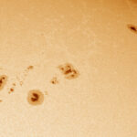2022-04-20 / Sonnenfleckengruppe / CFF165 F7,9 1310mm - Herschelkeil - ASI178MM / F.Steimer