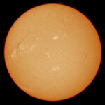 2022-06-19 / Sonne im H-Licht / Lunt LS60Ha - 500mm - ASI178MM - coloriert / F.Steimer