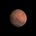 Mars / 07.01.2023 / Celestron C9.25, 2x-Barlow, DBK21 / M. Dähne