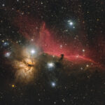 2023-02-09 / IC434 (Pferdekopf-Nebel), NGC2024 (Flammen-Nebel) / Newton 130/650mm F5 - EOS6Da - 120min / W.Dobler