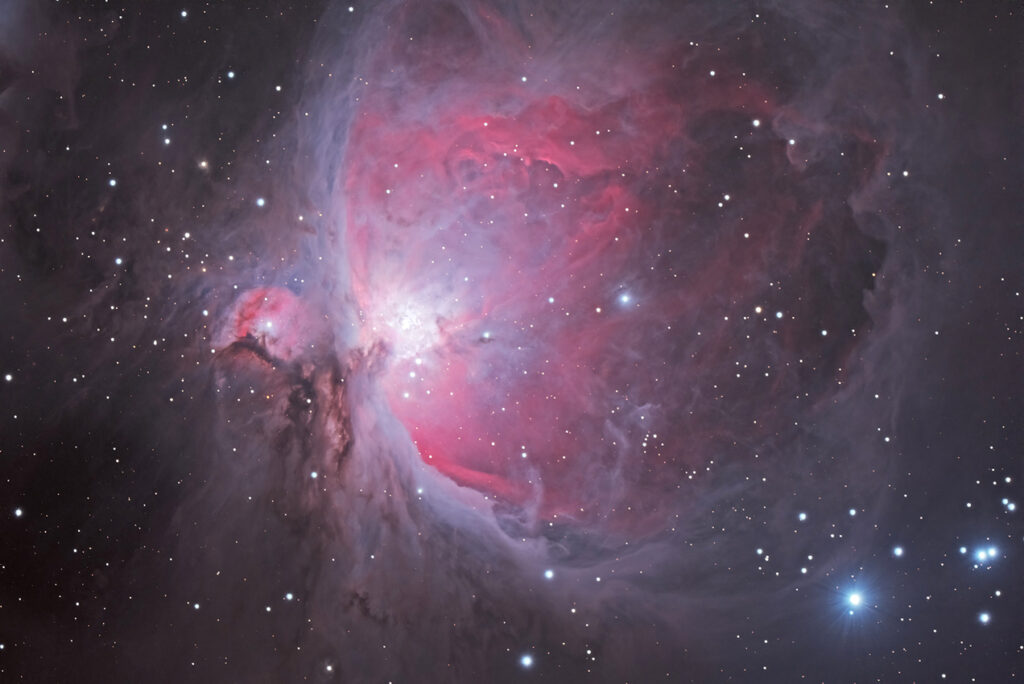 2023-02-20 / M42 (Orion-Nebel) / StarFire180EDT 1240mm F6,9 - ASI2600MC - 64min / F.Steimer, J.Liebl