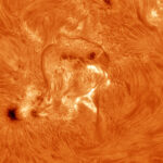 2023-06-04 / Sonnenfleck mit entstehendem Flare / StarFire180EDT - TZ3 + Solar Spectrum 0,5A - ASI432MM / F.Steimer