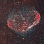 2023-08-21 / NGC6888 (Sichel-Nebel) / StarFire180EDT 1240mm F6,9 - Filter HO - ASI533MM - 114min / F.Steimer