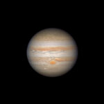 Jupiter / 03.10.2023 / Celestron C9.25, 2x-Barlow, ZWO ASI294MC / M. Dähne