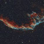 2023-09-10 / NGC6995 (Cirrus-Nebel/Knochenhand) / APM-Apo107 700mm F6,5 - Filter HO - ASI2600MC - 90min / A-M. Deckwerth