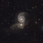 2024-05-12 / M51 (Whirlpool-Galaxie) / TS-Newton 10" 1250mm F5 - EOSRa - 140min / W.Dobler