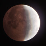 Partielle Mondfinsternis / 28.8.2026 / 121mm-APO, ZWO ASI 294MC / M. Dähne